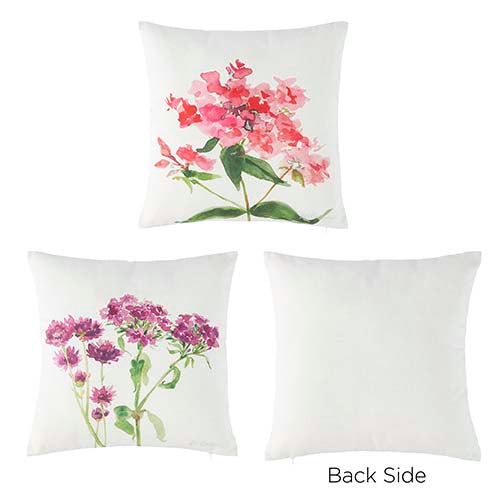 Watercolor Floral Pillow - 2 Styles