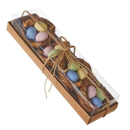 Nested Pastel Speckled Eggs