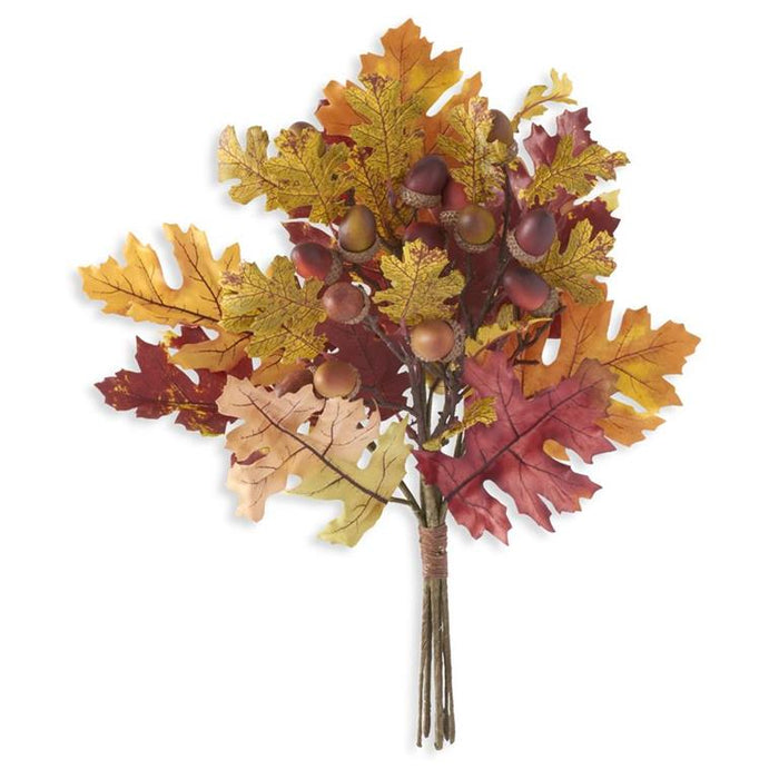 Multi Color Fall Oak Leaves Bundle