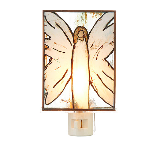 Stained Glass Angel Night Light