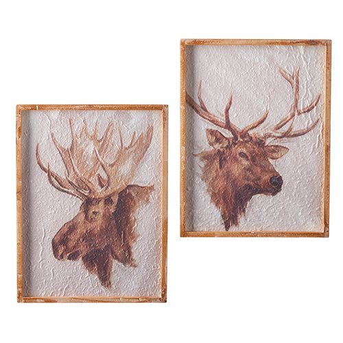 Wildlife Textured Paper Framed Wall Art - 3 Options