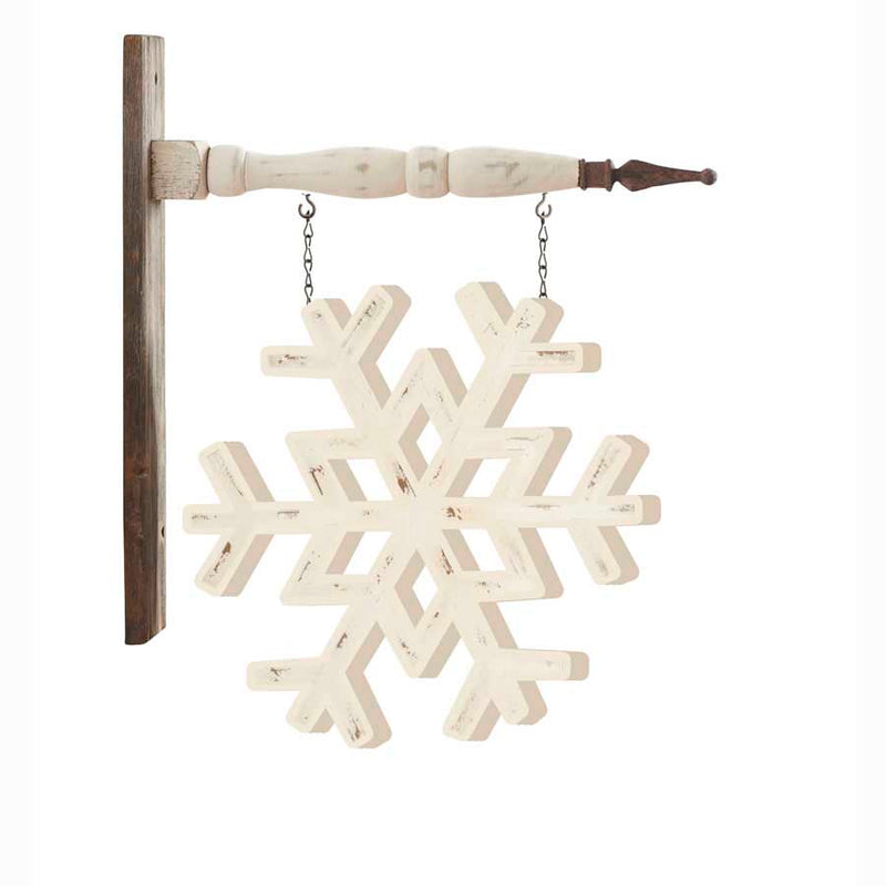 White Painted Snowflake Arrow Replacement