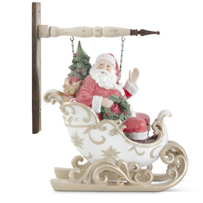 Glittered Santa in Sleigh Arrow Replacement