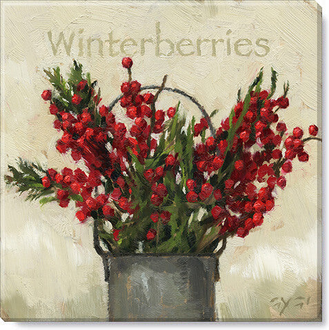 Winterberries Giclee Wall Art - 2 Sizes