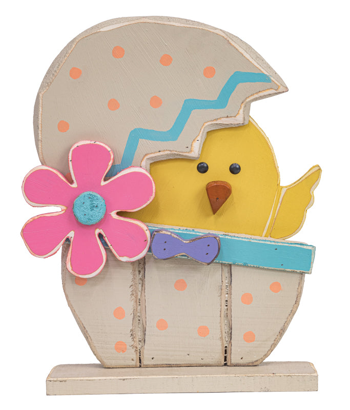 Chick Peek Wood Egg Stander