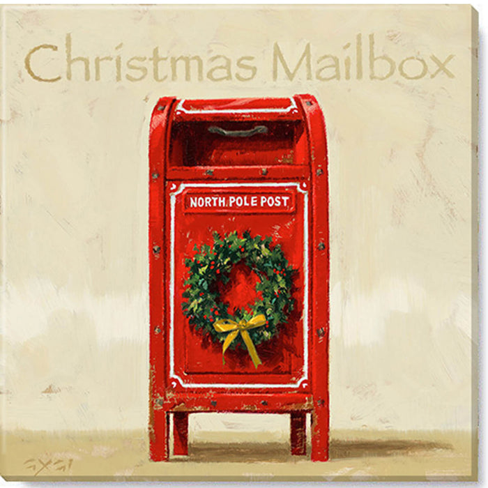 Christmas Mailbox Giclee Wall Art