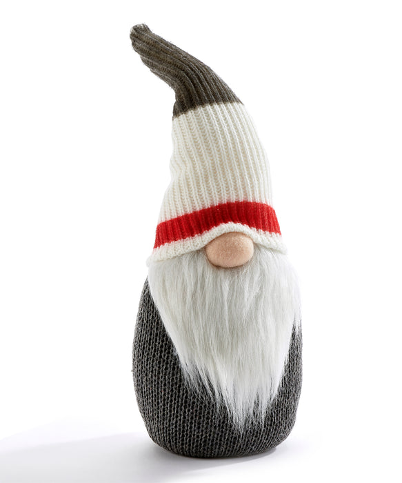 Plush Knit Gnome Door Stopper