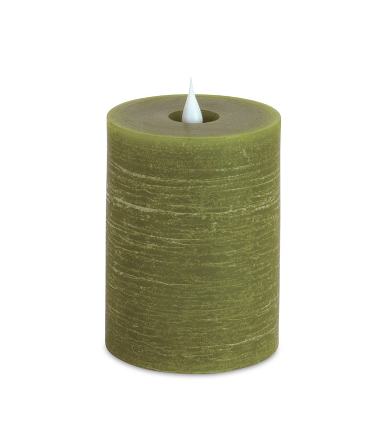 Green Simplux LED Designer Candle