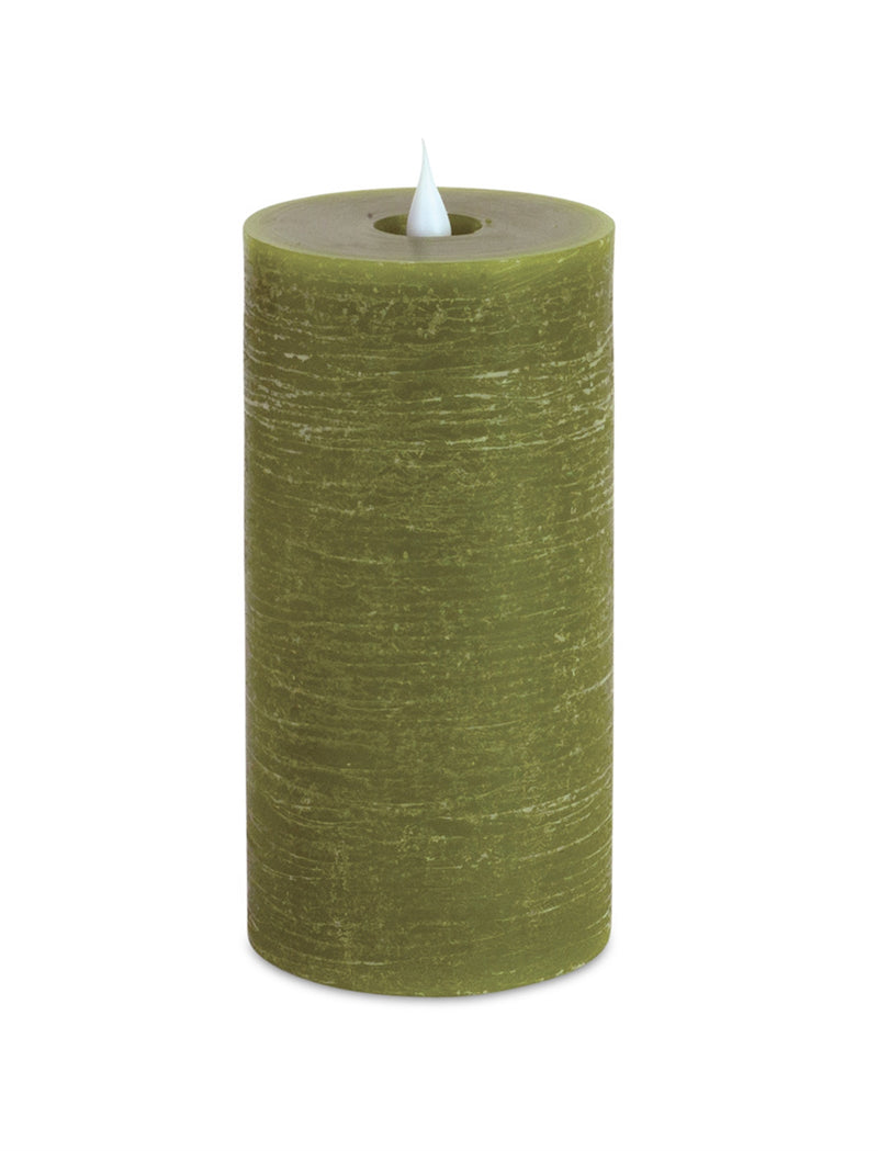 Green Simplux LED Designer Candle
