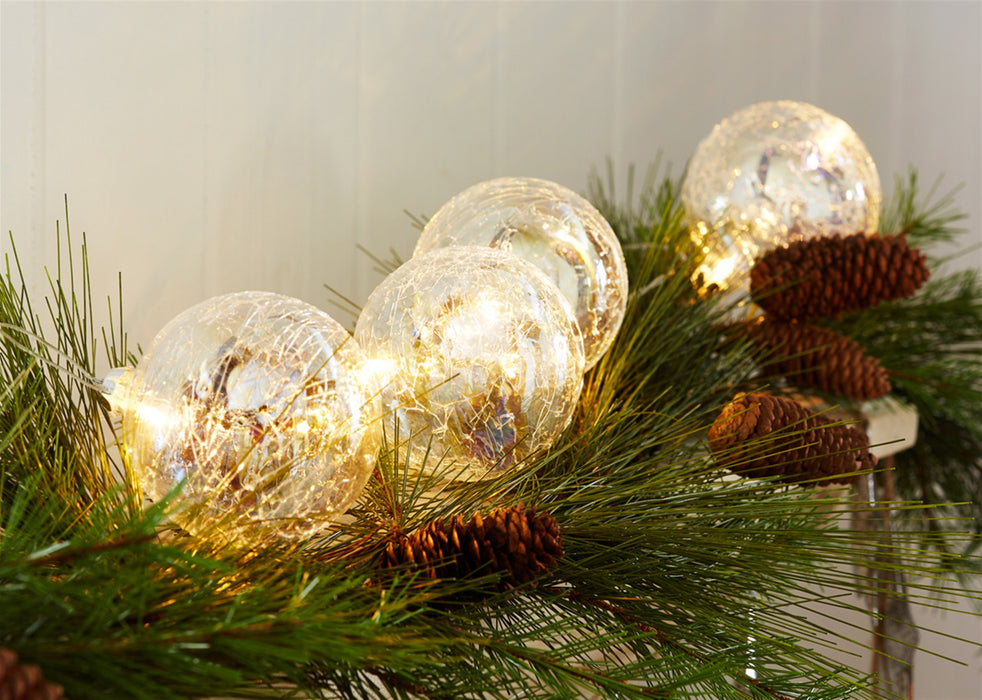 Lighted Ball Ornaments