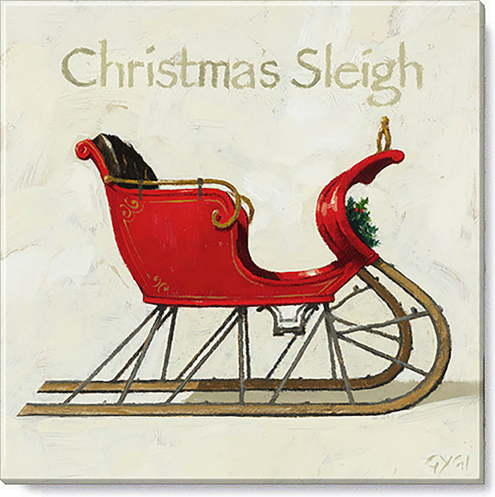 Christmas Sleigh Giclee Art
