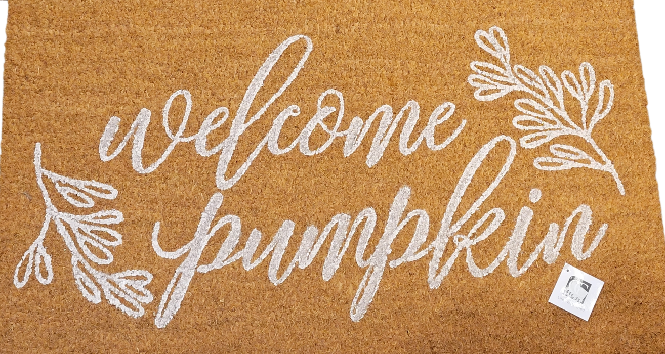 Welcome Pumpkin Door Mat