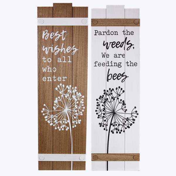 Dandelion Wall Sign - 2 Options