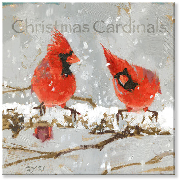 Christmas Cardinals Wall Art