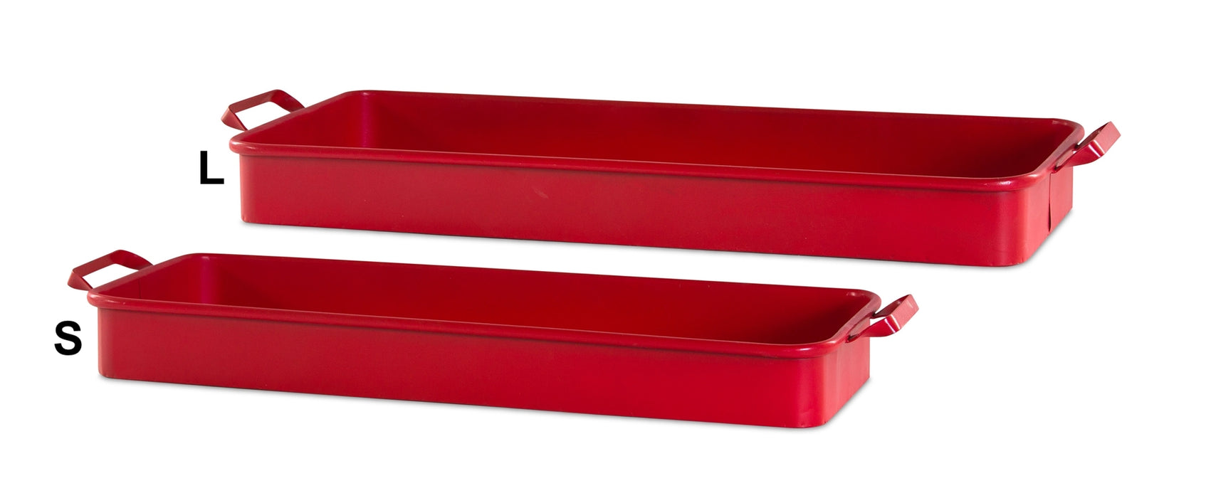 Red Iron Tray - 2 Sizes