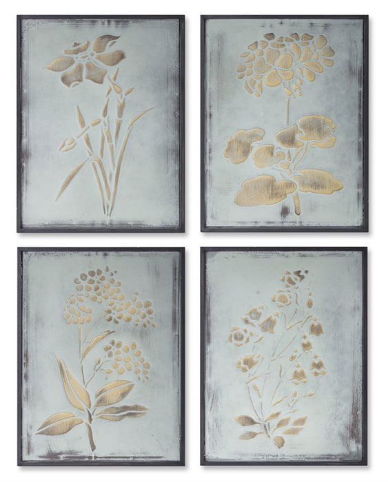 Framed Floral Wall Art - 4 Styles