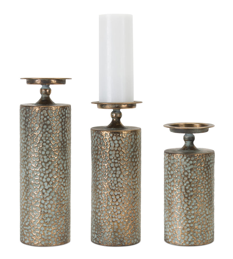 Metal Candle Holder Set