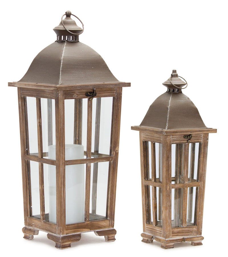 English Beige Brown Lantern - 3 Options
