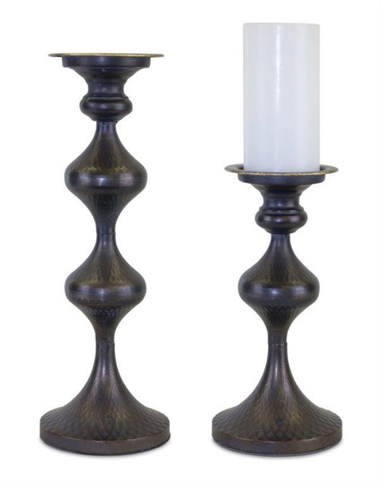 Black Candle Holders -Set of 2