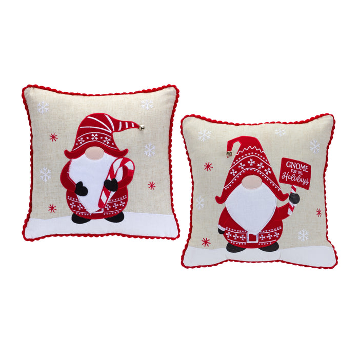 Gnome Holiday Pillows - 2 Options