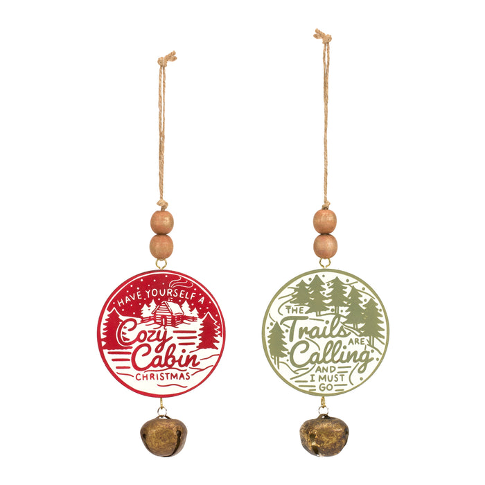 Cabin and Trail Ornaments- 2 Options