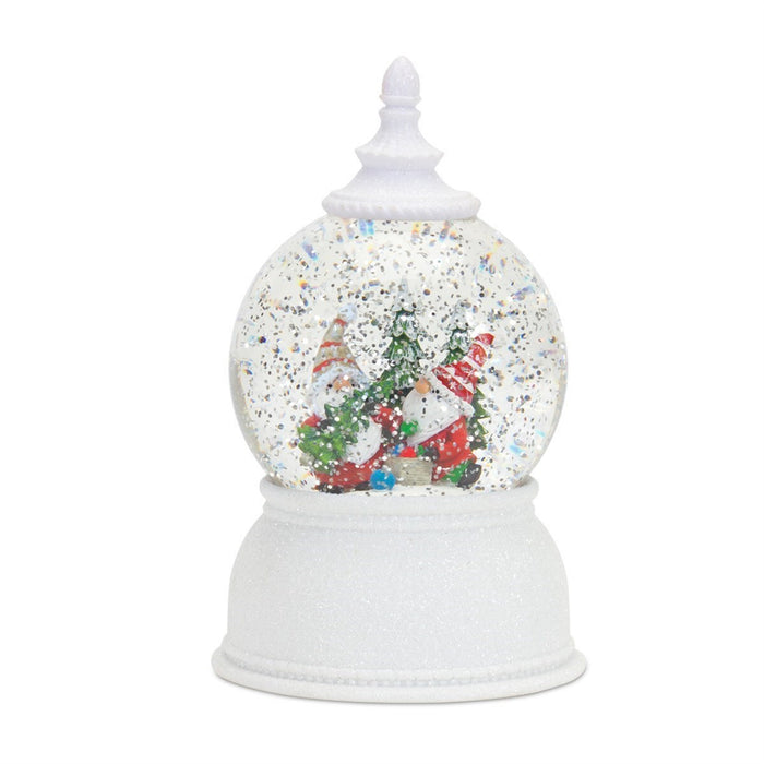 Snow Globe with Gnome and Tree