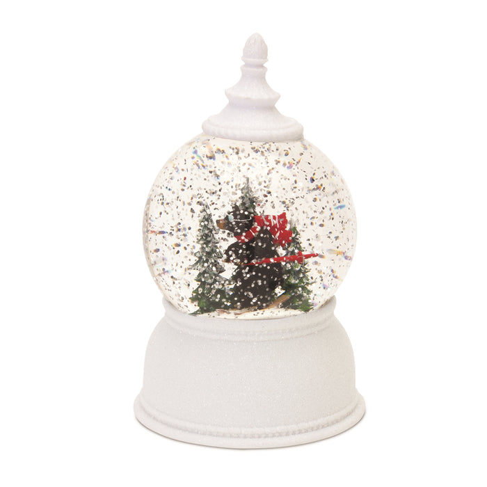 Snow Globe with Skiing Bear