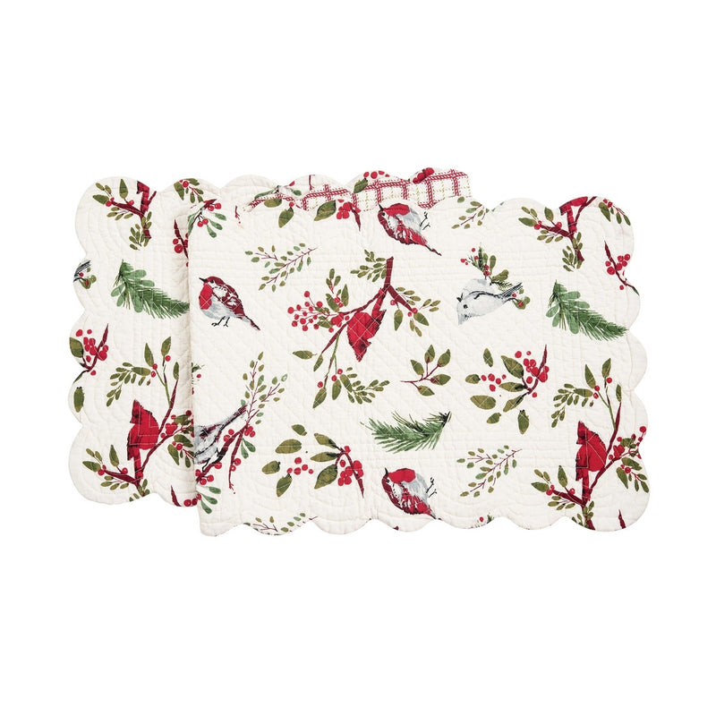 Sprig Birds Table Runner - 51"L