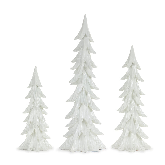 White Tree Set of 3
