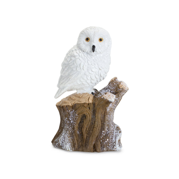 White Owl on Stump - 2 Options