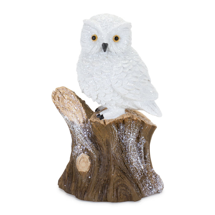 White Owl on Stump - 2 Options