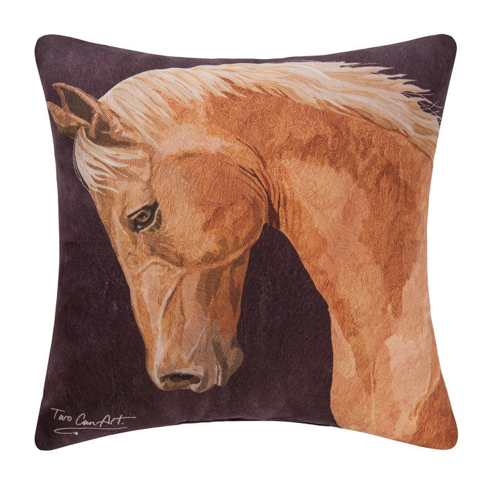 Chestnut Horse Pillow