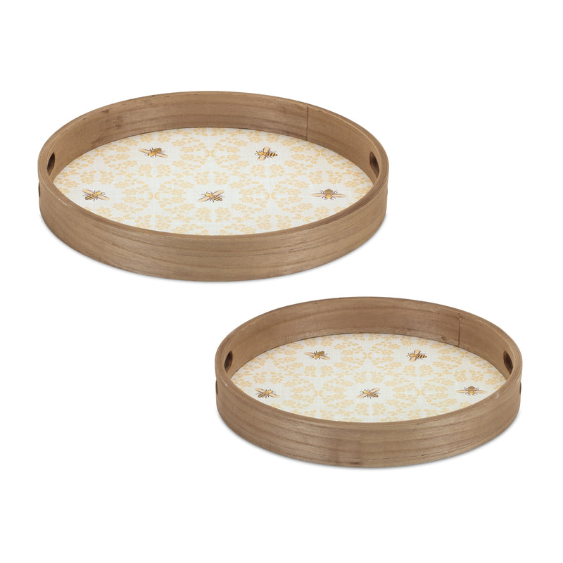 Wood Bee Tray - 2 Sizes