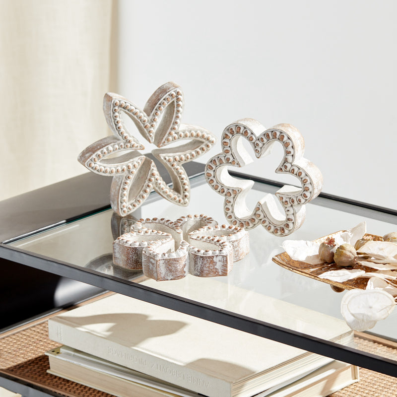 Flower Outline Decor - Set of 3