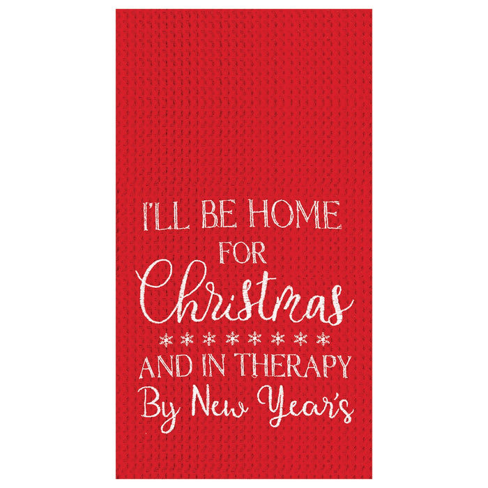 I'll Be Home for Christmas Towel