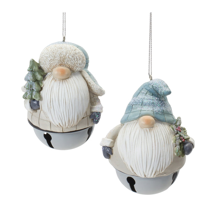 Gnome Bell Ornament - 2 Styles