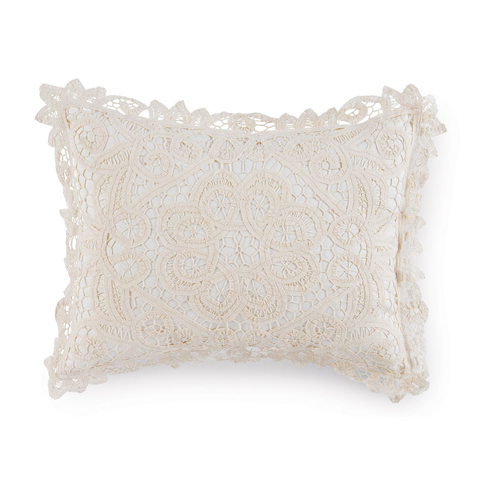 Battenlace Pillow White
