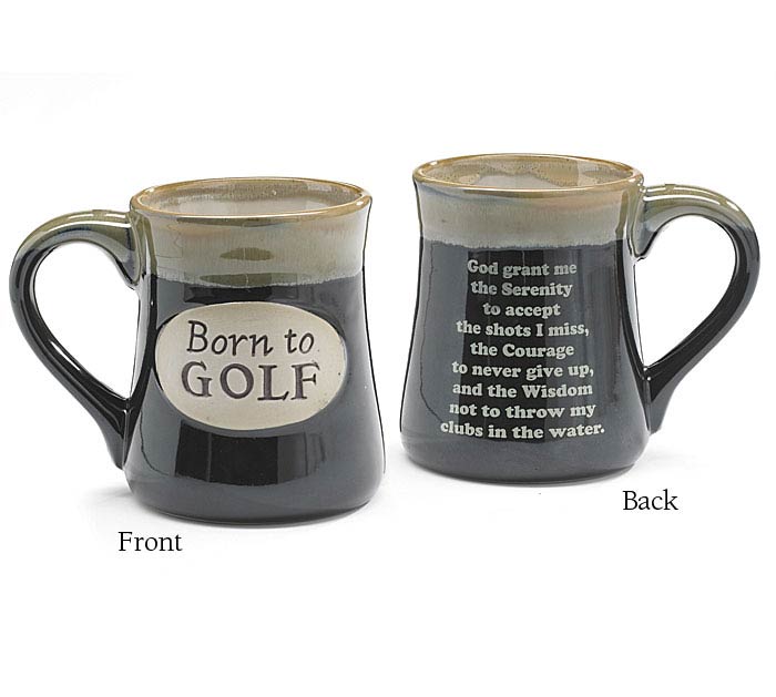 Born To Golf Porcelain Mug