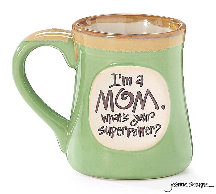 Mom Superpower Porcelain Mug