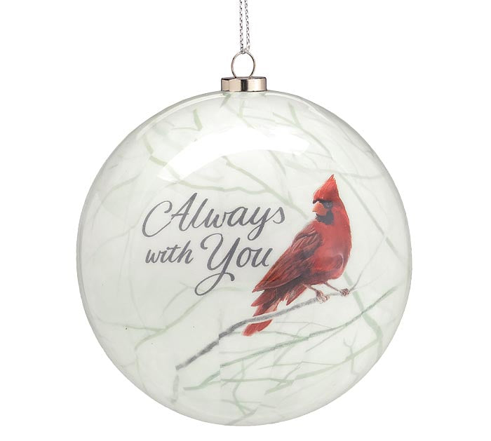 Cardinal Paper Mache Ornament