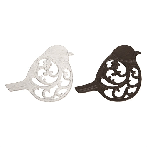 Cast Iron Rustic Bird Trivet - 2 Colors