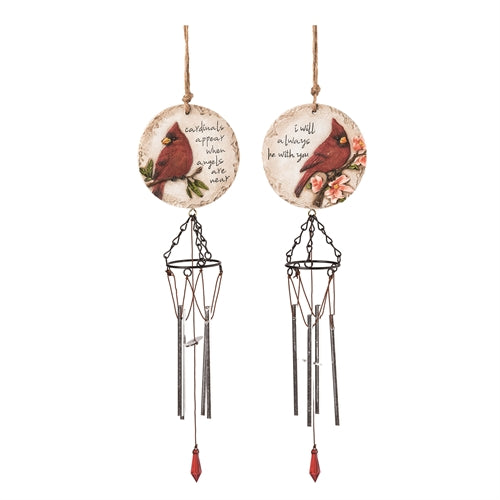Cardinal Memorial Wind Chime- 2 Styles