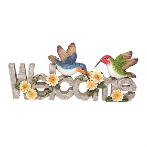 Hummingbird Welcome Decor