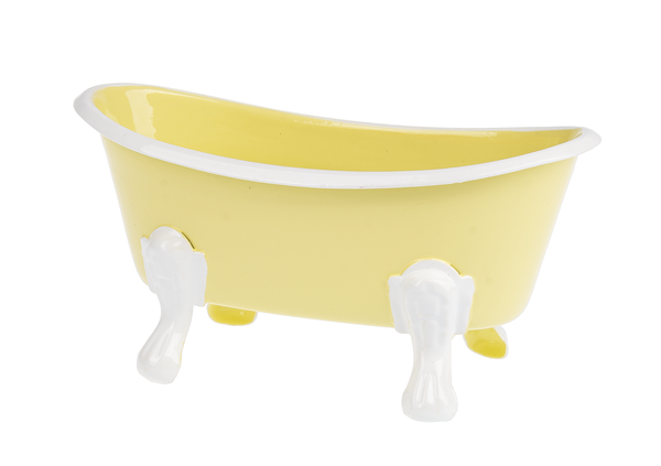 Yellow And White Mini Tub