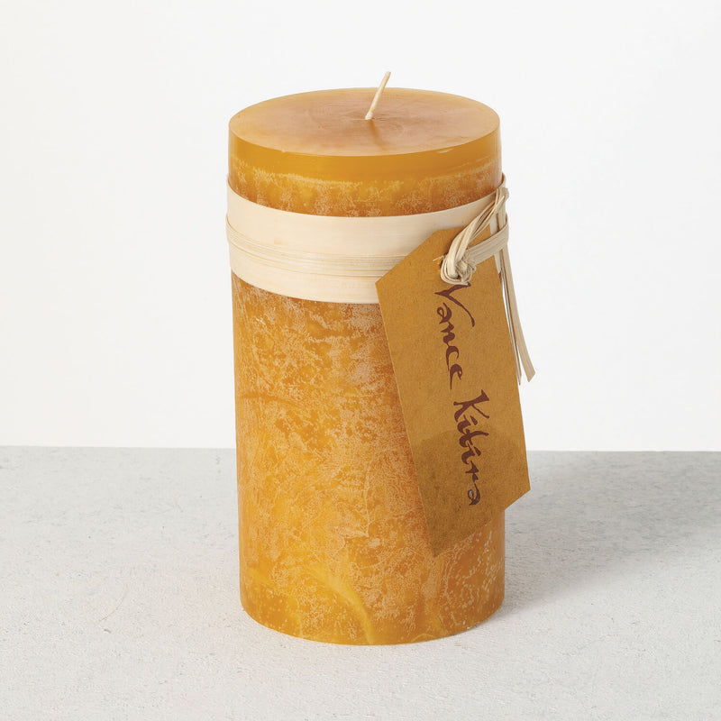 Pillar Timber Candles - 6 "