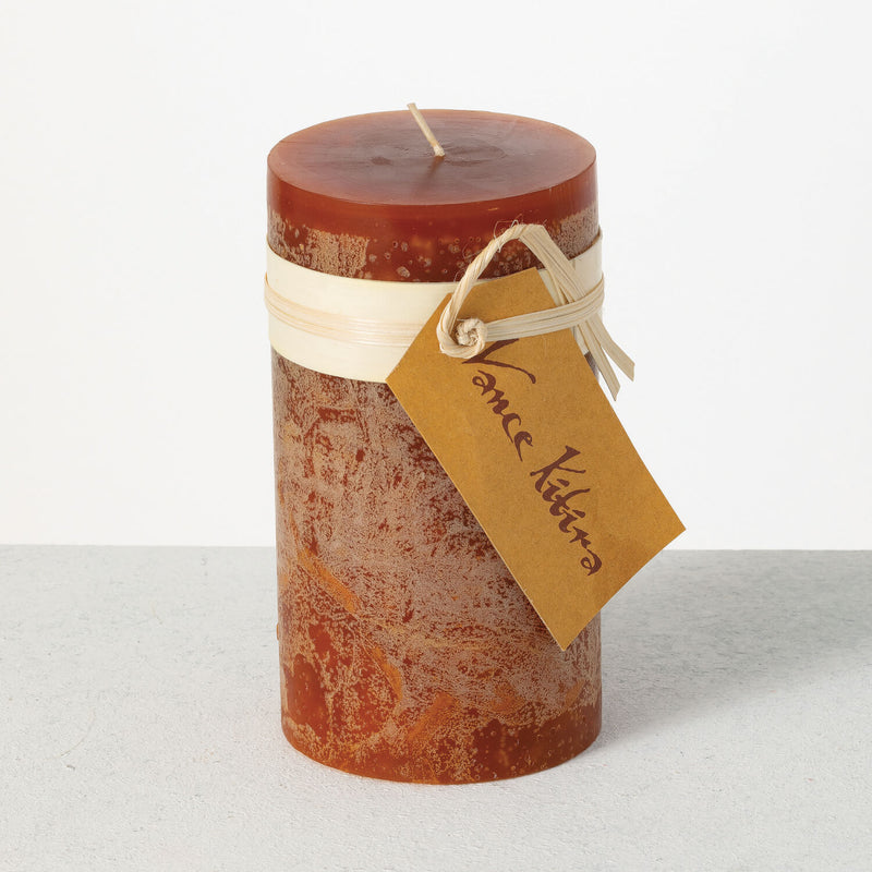 Pillar Timber Candles - 6 "