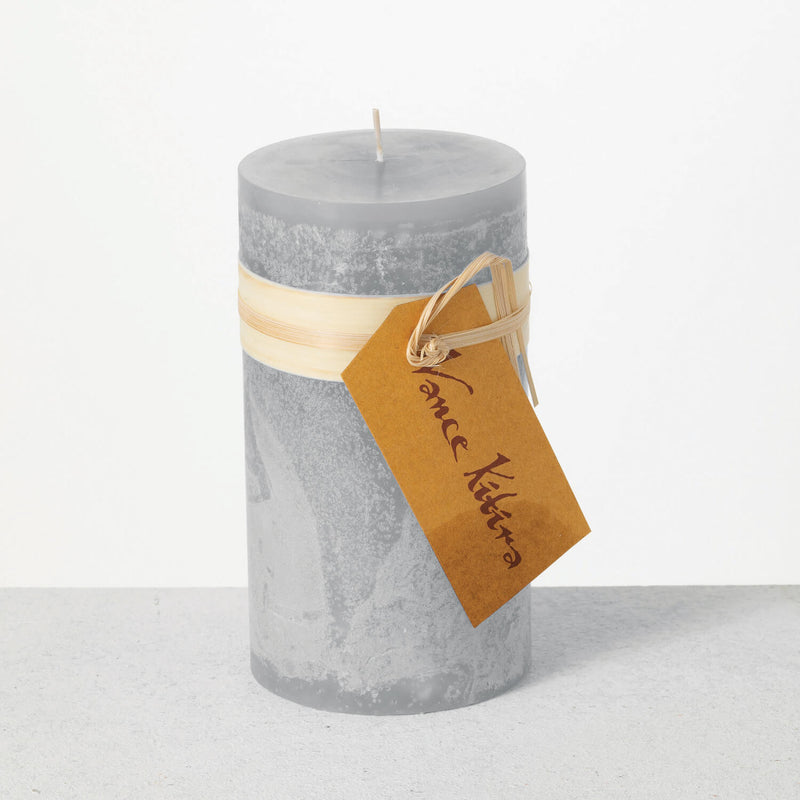 Pillar Timber Candles - 6 "