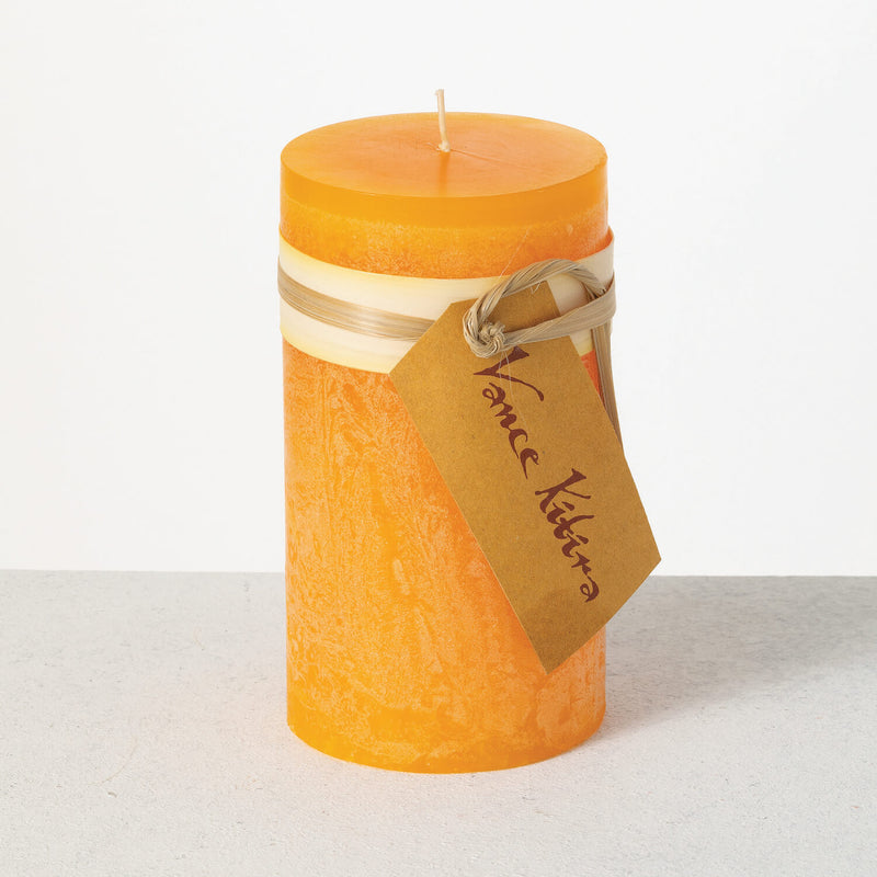 Pillar Timber Candles - 6 "