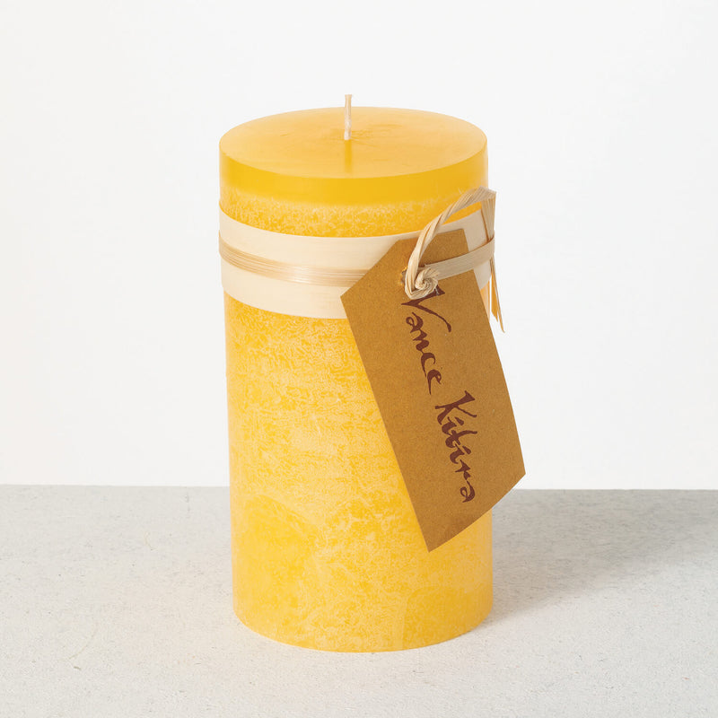 Pillar Timber Candles - 6 "