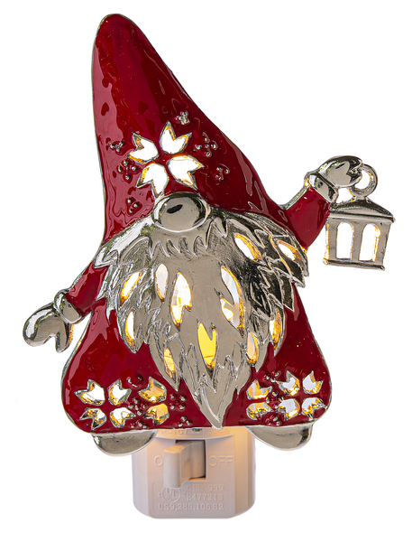 Santa Gnome Night Light